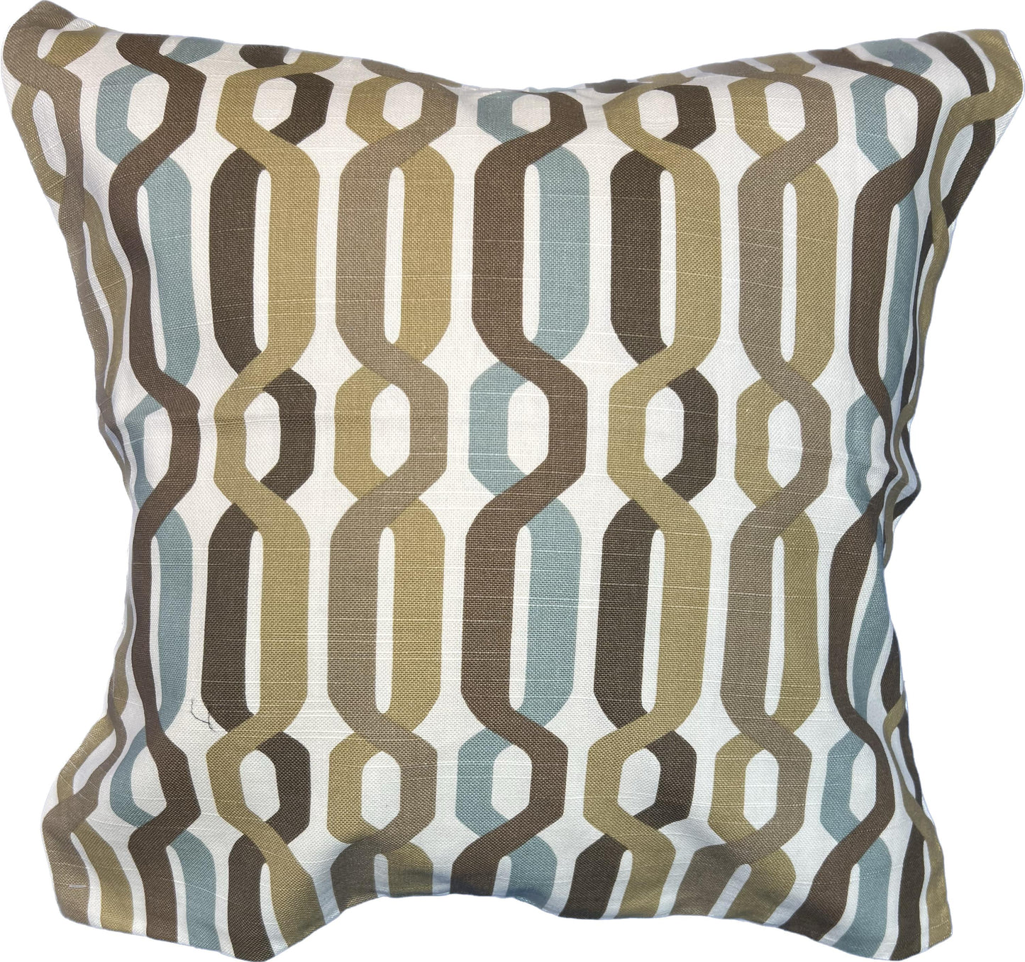 NicholasJohn Inc 20"x20" Trellis Pillow Cover (RM Coco: Youngblood - Bark)
