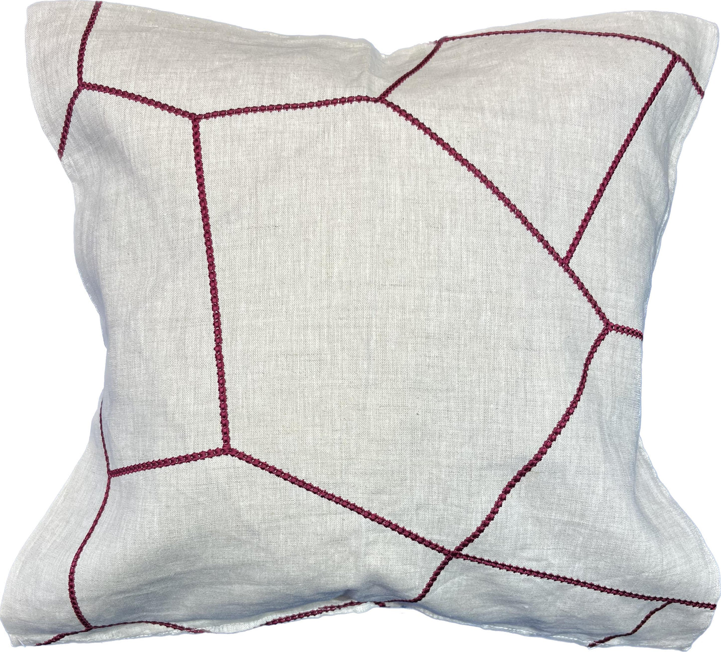 NicholasJohn Inc 20"x20" Geometric Embroidery Pillow Cover
