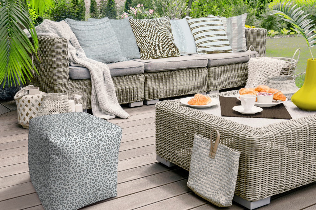 Outdoor Pouf Ottomans & Covers