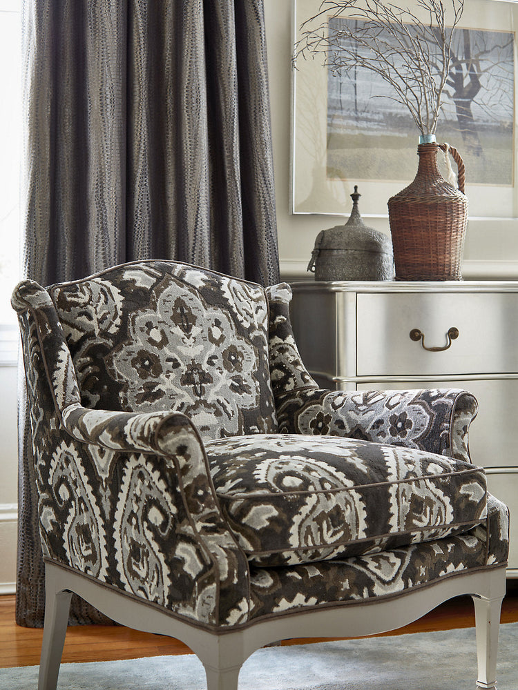 Assorted selection of Damas Fabrics in different styles and colors. Primoends. Home Decor to Go