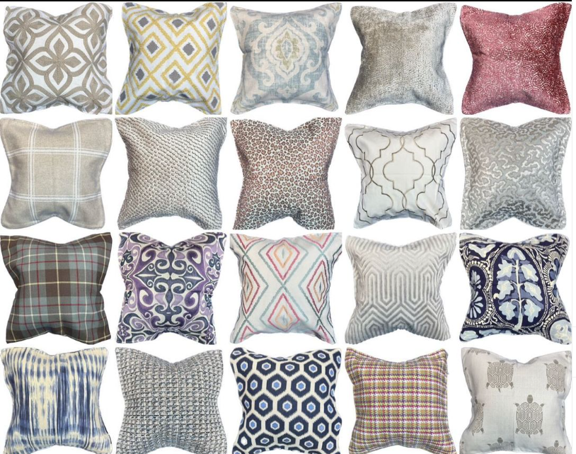 Beautiful designer throw pillows