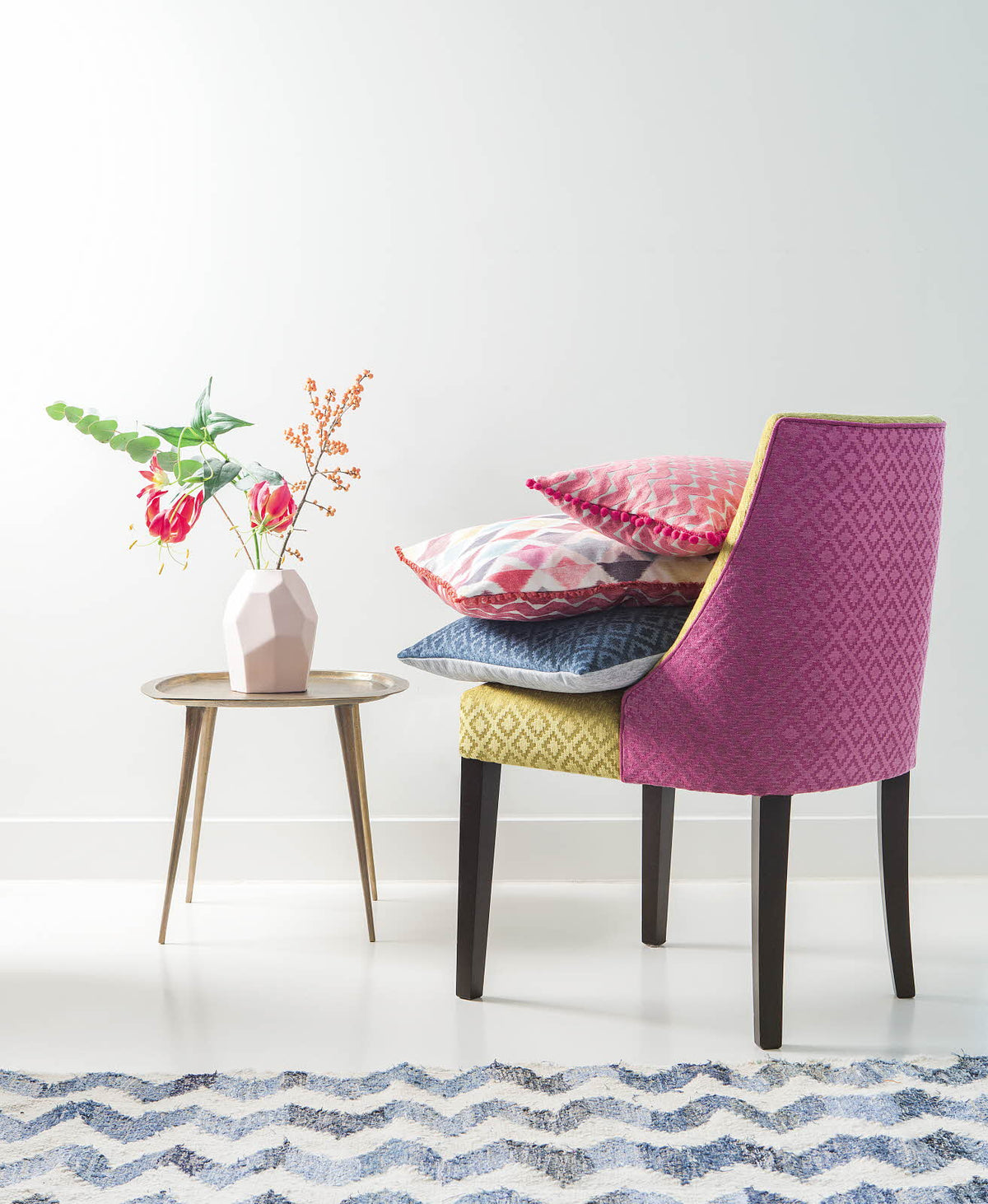 Maxwell Fabrics and wallpaper collection featuring designer fabrics and decorative wallcoverings