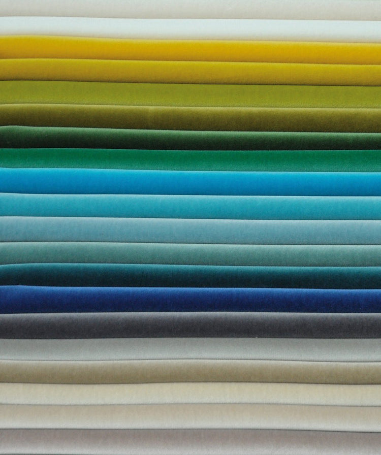 Curated selection of Solid and Plain Fabrics showcasing various textures and colors. Primoends. Home Decor to Go