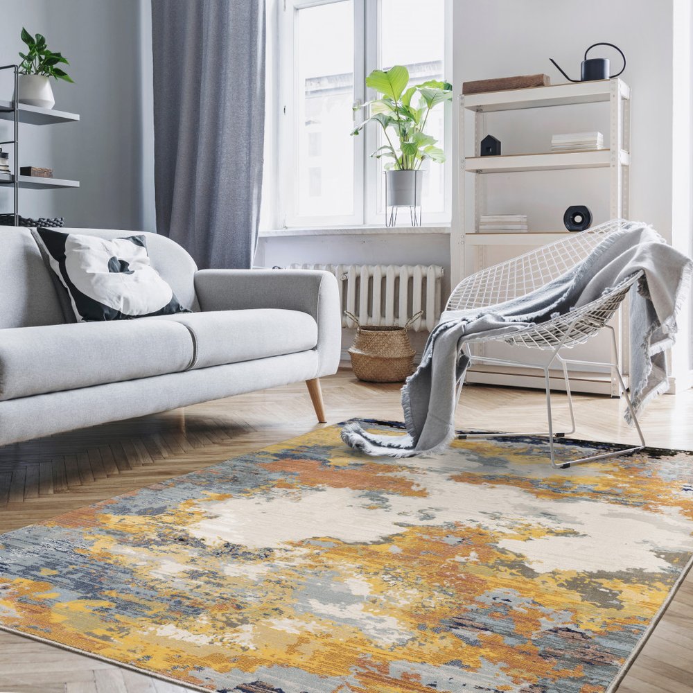 Yellow Area Rug Collection – Mustard & Bright Rugs at Primoends