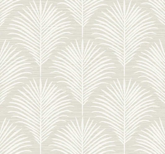 NextWall  Grassland Palm Botanical Coastal Sea Salt   - NW53815