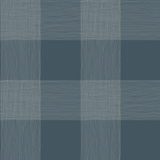 York Wallcoverings Magnolia Home Common Thread Navy and White Wallpaper   Whites and Off-Whites   - ME1522