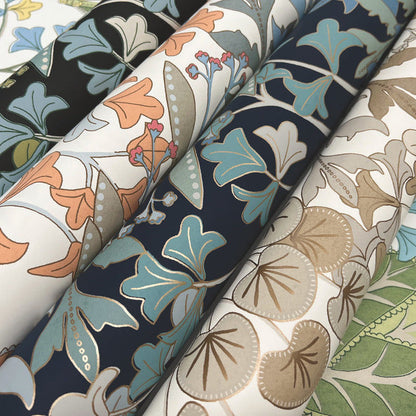 York Wallcoverings Blooms Forest Floor Coral Wallpaper  Botanical Oranges  Wallpaper - BL1813