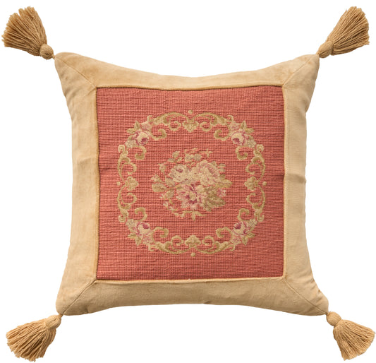 NOURISON HOME   18" x 18" Mina Victory Vintage Coral    - 798019091675