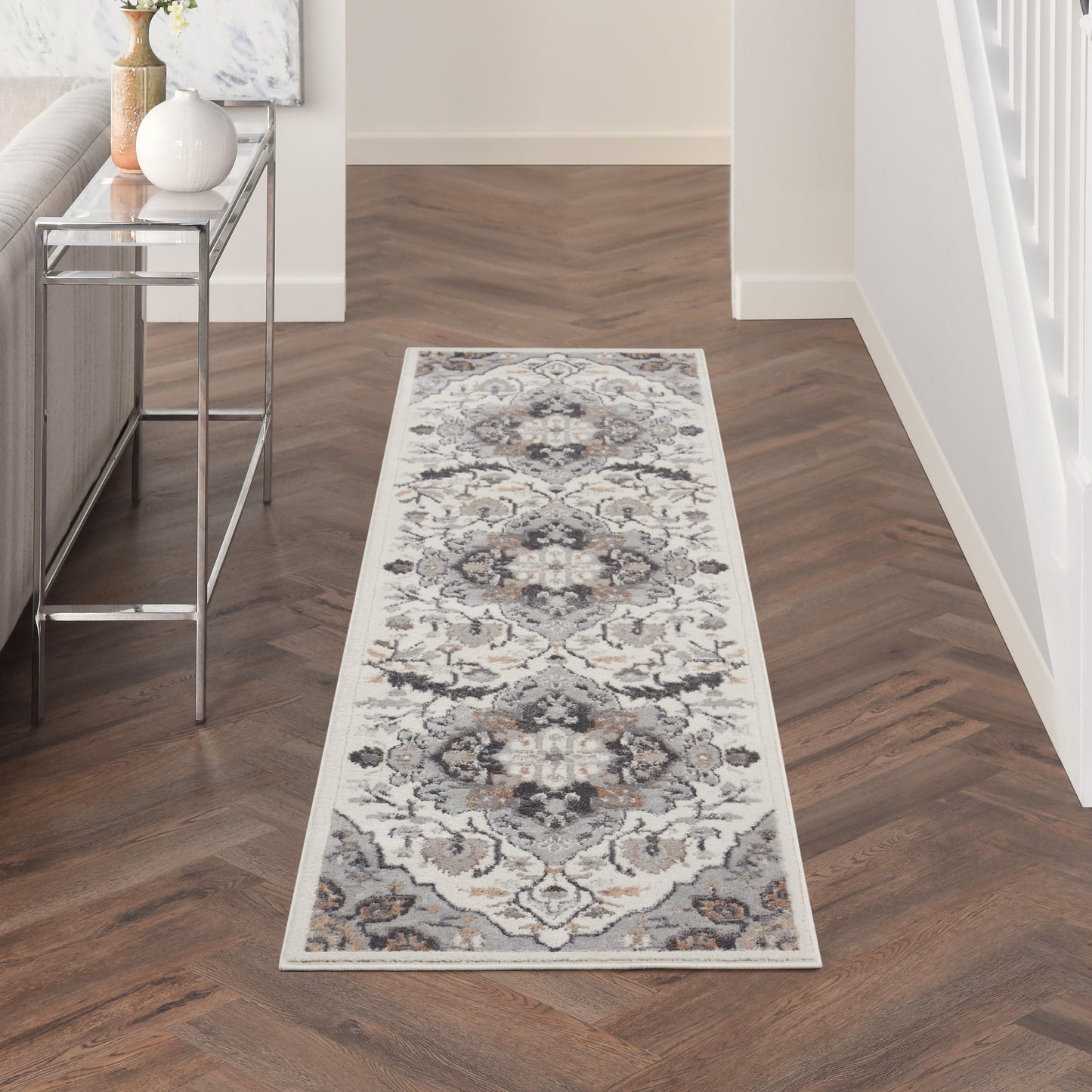 Nourison Rugs Nourison Home   Transitional 6' Runner    - 099446963529