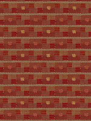 Robert Allen Step By Step | Madras Red  Upholstery     - 047433
