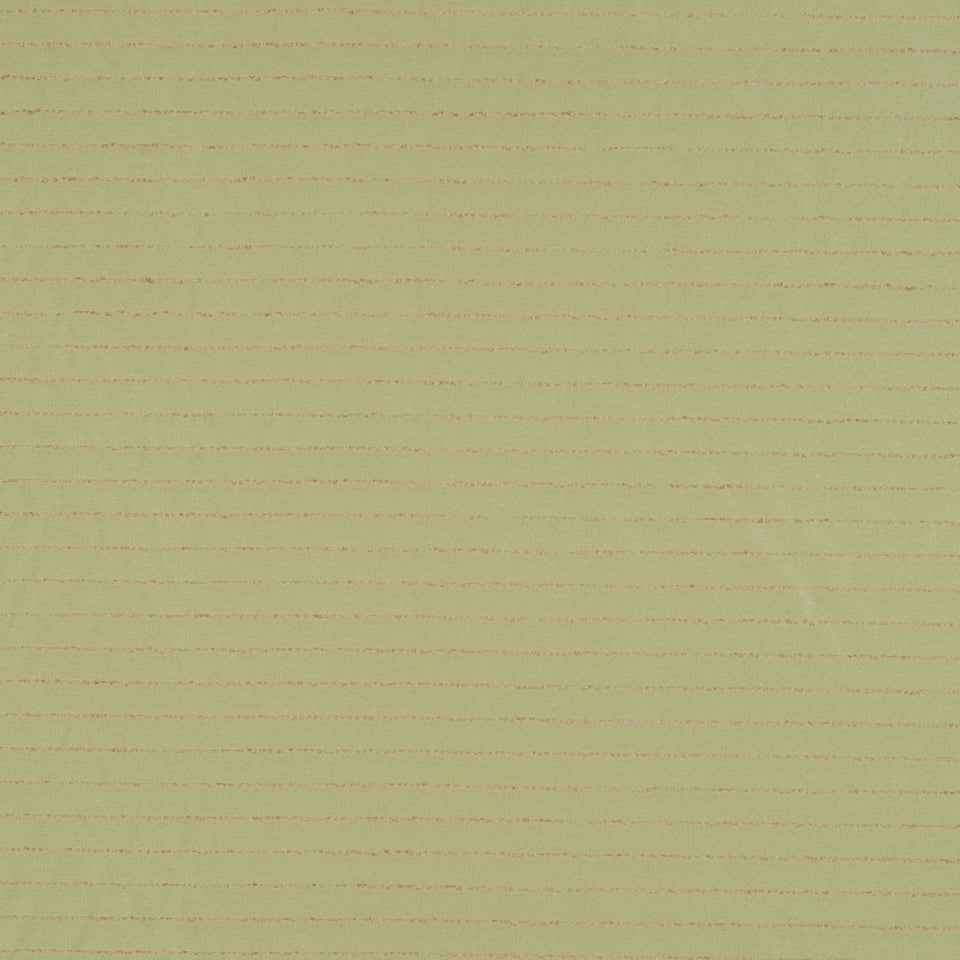 Olive-green textured material with subtle thin brown horizontal lines across the surface.