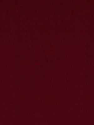 Crimson upholstery fabric swatch with a smooth, solid color.