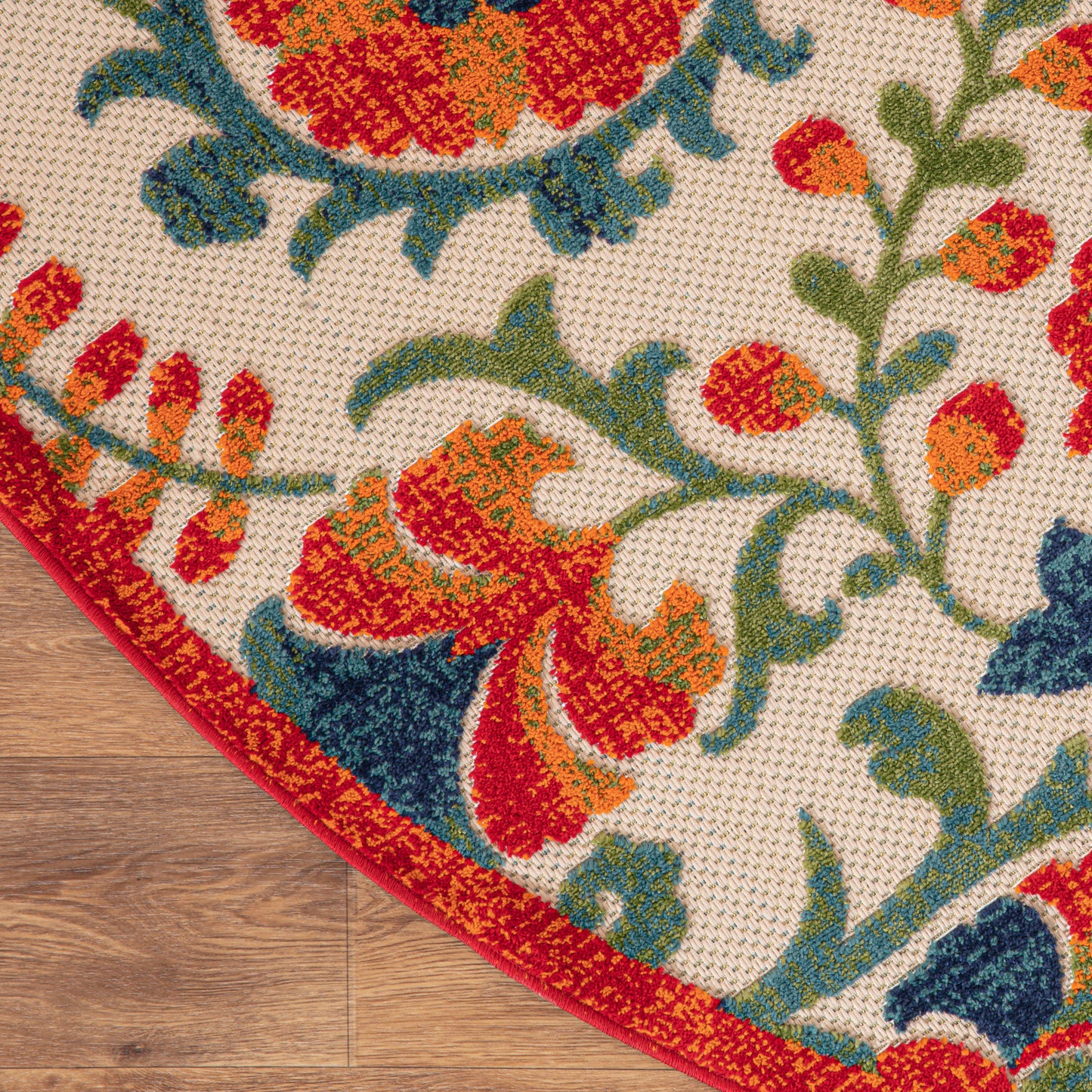 Nourison Rugs Nourison Home   Farmhouse 5' X Round    - 099446952431