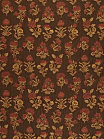 Robert Allen Floral Motif | Chocolat  Upholstery     - 076960