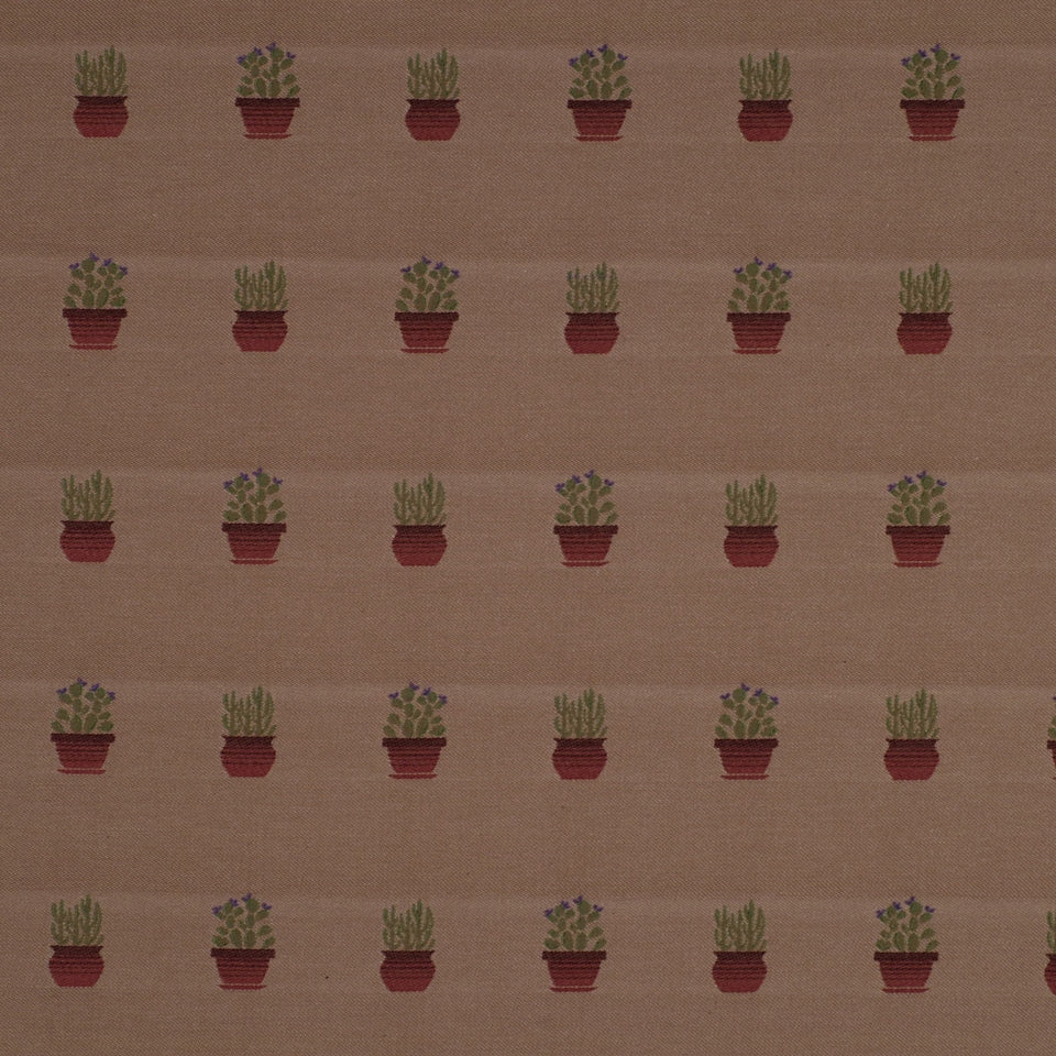 Robert Allen Potted Cacti | Saddle  Upholstery     - 081311