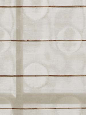 Robert Allen Sheer Circles | Chocolate  Drapery     - 086972