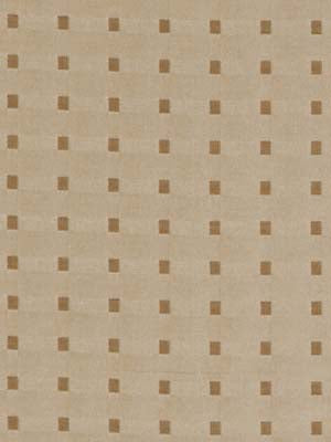 Beige linen-like fabric with evenly spaced brown squares forming a subtle grid pattern.