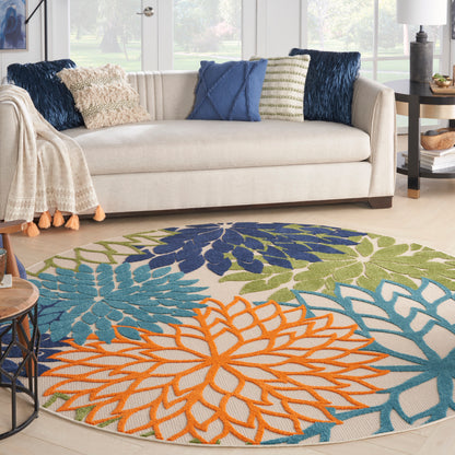 Nourison Rugs Nourison Home   Tropical 8' X Round    - 099446067197