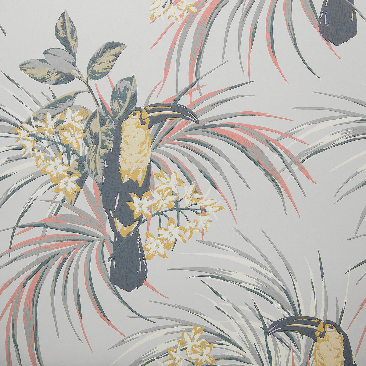 MAXWELL FABRICS  WALLPAPER - WP  # 06 SOFT GREY   - 190713506