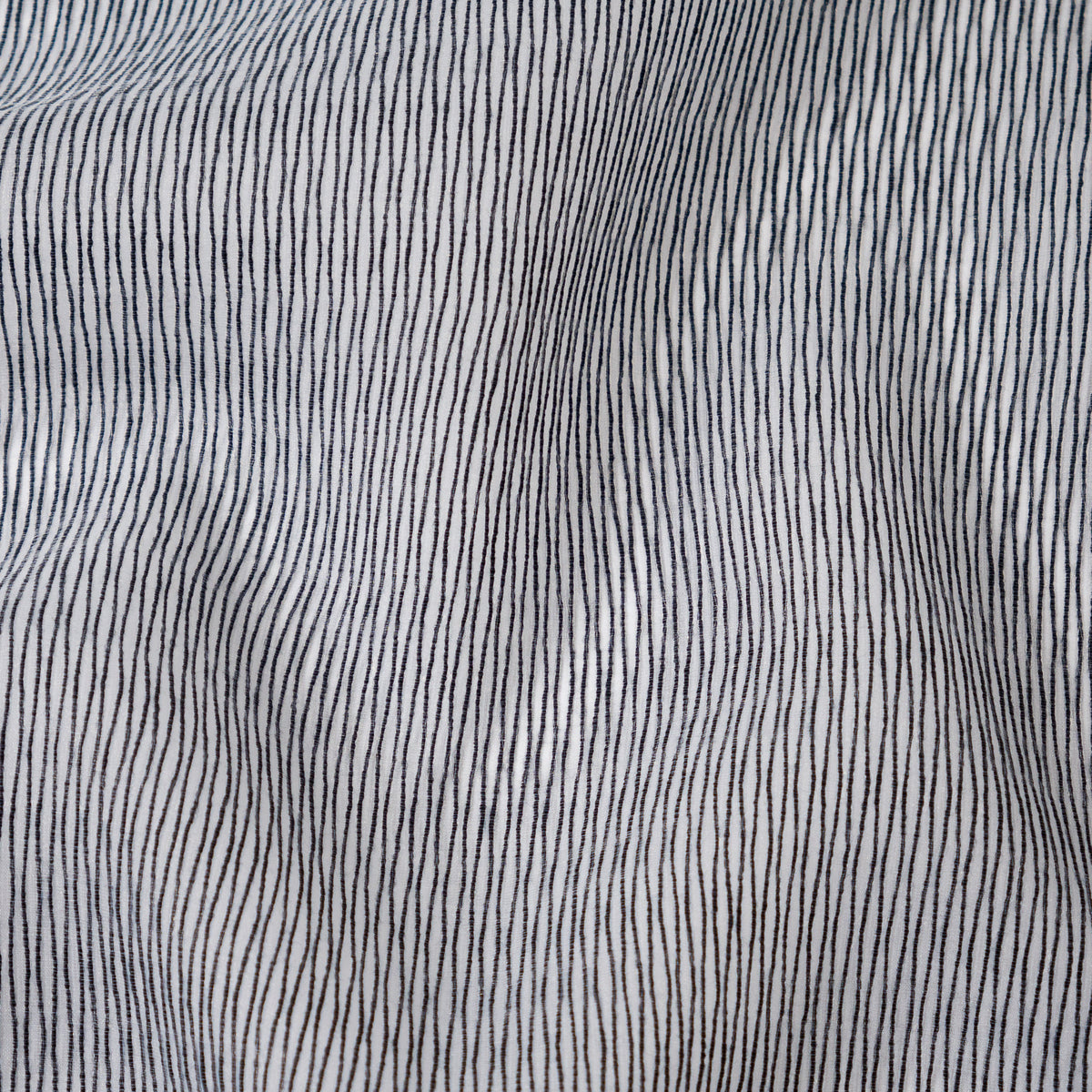 MAXWELL FABRICS  SHEER PATTERN  # 236 CAVIAR   - RQ9236
