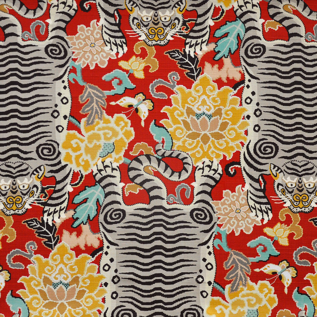 MAXWELL FABRICS  PRINTS  # 515 BLAZE   - TO8515