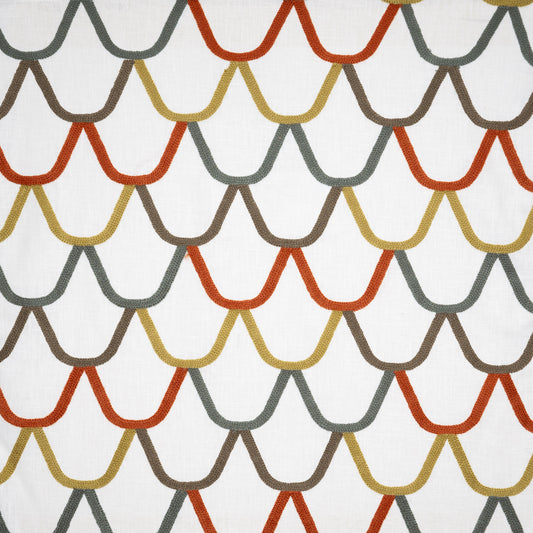 MAXWELL FABRICS  DRAPERY,MULTI- PATTERN  # 719 MARIGOLD   - PAM719