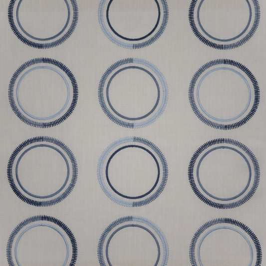 MAXWELL FABRICS  DRAPERY,MULTI- PATTERN  # 131 BLUESTONE   - VC1131