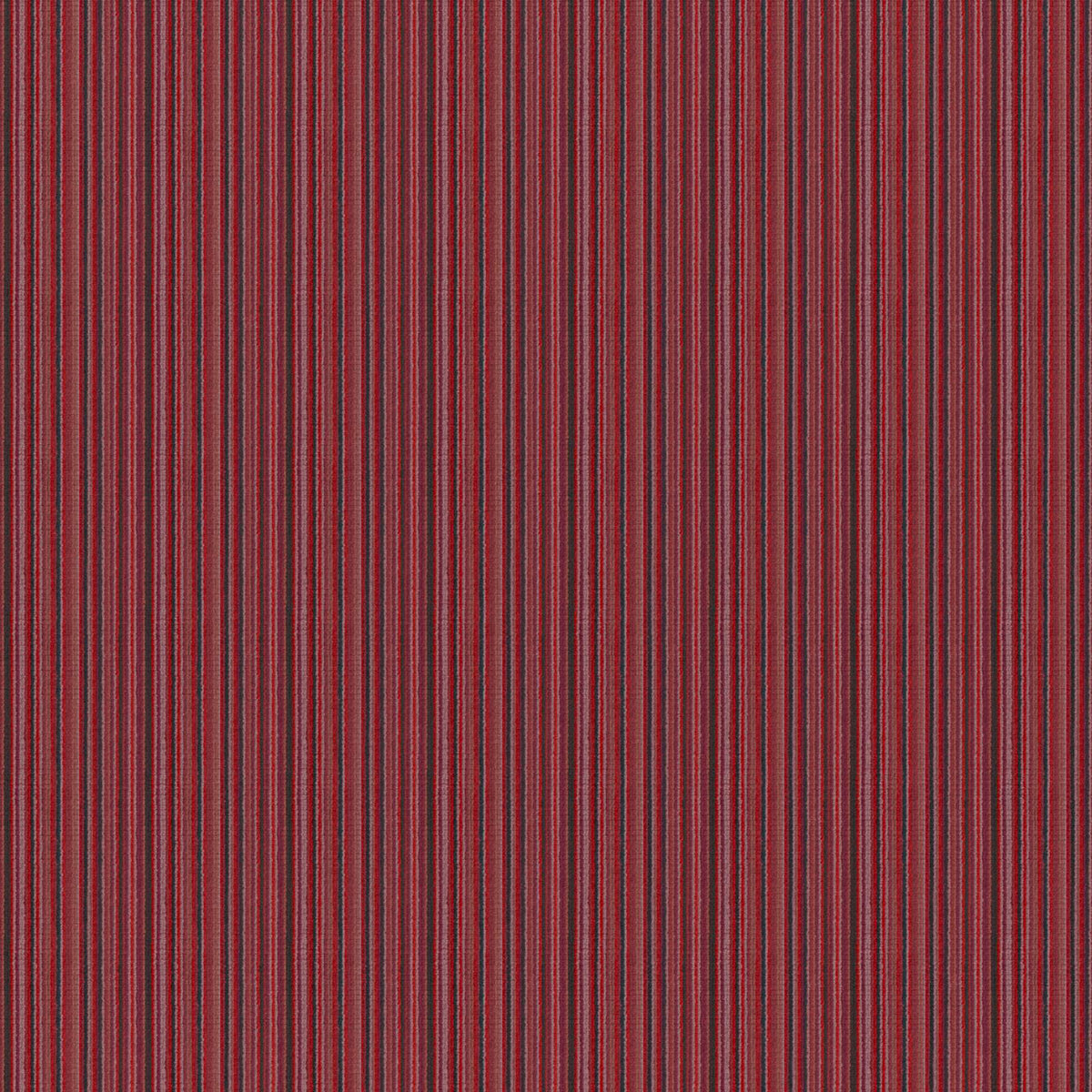 MAXWELL FABRICS  UPHOLSTERY STRIPES  # 520 SANGRIA   - RO0520