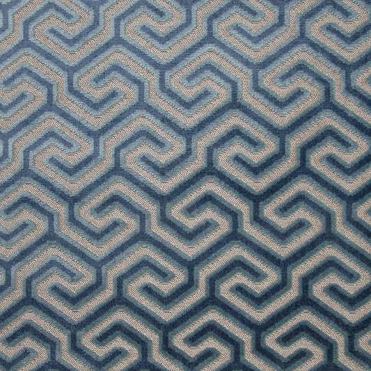 MAXWELL FABRICS  VELVET PATTERN  # 605 SAPPHIRE   - GK1605