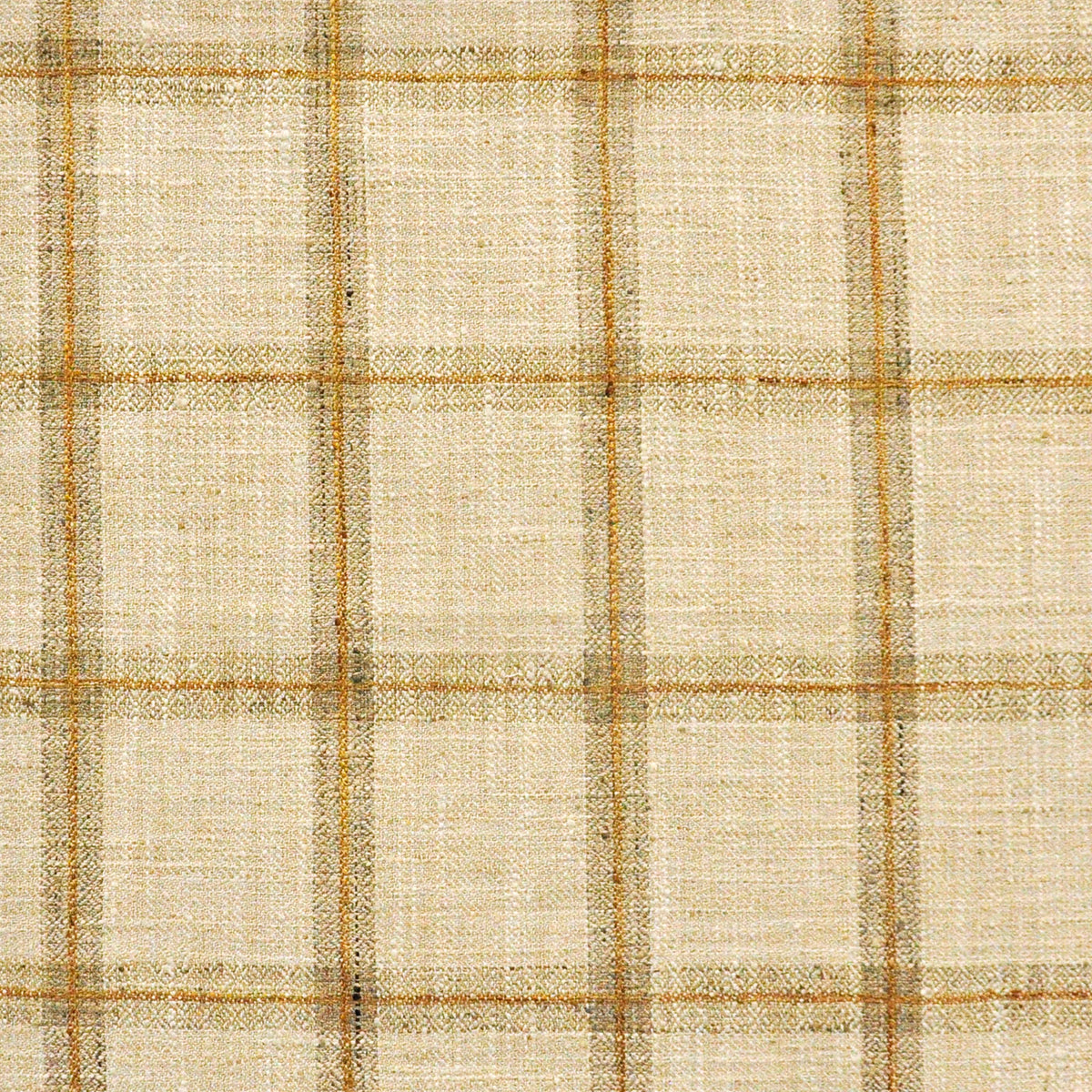 MAXWELL FABRICS  DRAPERY,MULTI-STRIPE,CHECK  # 614 HONEY   - GI6614