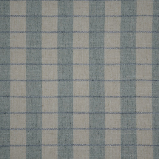 MAXWELL FABRICS  DRAPERY,MULTI-STRIPE,CHECK  # 146 FRESHWATER   - DP0146