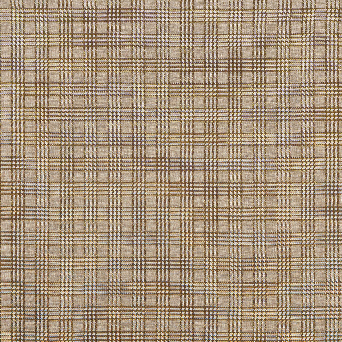 MAXWELL FABRICS  DRAPERY,MULTI-STRIPE,CHECK  # 437 CHESTNUT   - SP2437