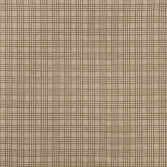 MAXWELL FABRICS  DRAPERY,MULTI-STRIPE,CHECK  # 437 CHESTNUT   - SP2437