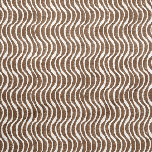 MAXWELL FABRICS  DRAPERY,MULTI- PATTERN  # 436 MOCHA   - EJ9436