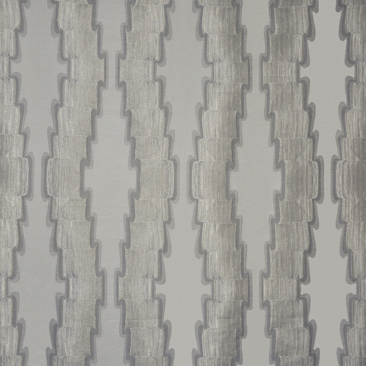 MAXWELL FABRICS  DRAPERY,MULTI- PATTERN  # 331 PLATINUM   - MU2331