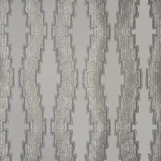 MAXWELL FABRICS  DRAPERY,MULTI- PATTERN  # 331 PLATINUM   - MU2331