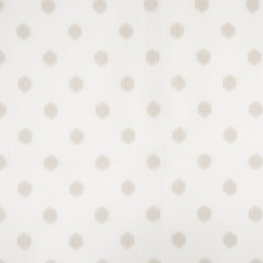 MAXWELL FABRICS  SHEER PATTERN  # 326 OYSTER   - TY1326