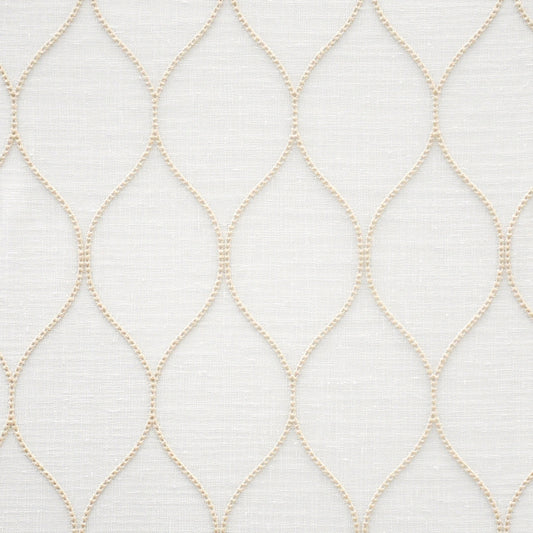 MAXWELL FABRICS  SHEER PATTERN  # 407 CORNSILK   - DM4407