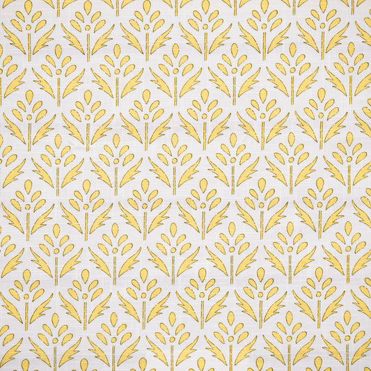 MAXWELL FABRICS  DRAPERY,MULTI- PATTERN  # 619 LEMON   - FR0619