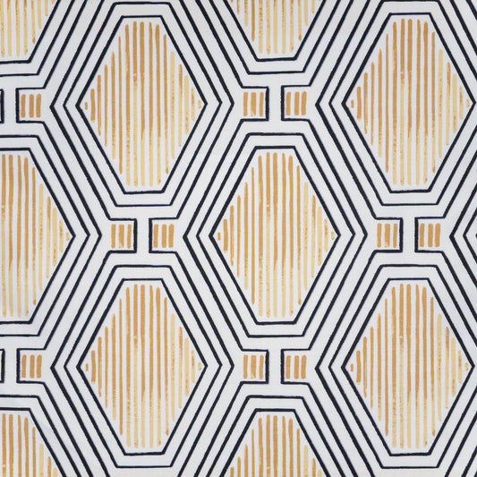 MAXWELL FABRICS  DRAPERY,MULTI- PATTERN  # 623 BUMBLEBEE   - PAR623