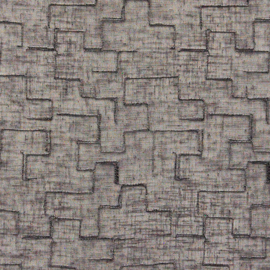 MAXWELL FABRICS  SHEER PATTERN  # 546 NOIR   - MZ4546