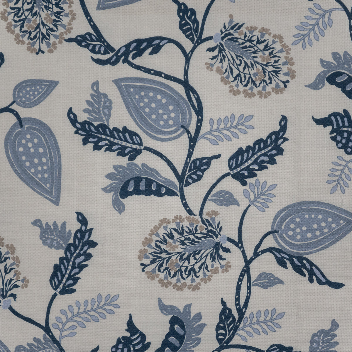 MAXWELL FABRICS  DRAPERY,MULTI- PATTERN  # 130 INDIGO   - MAS130