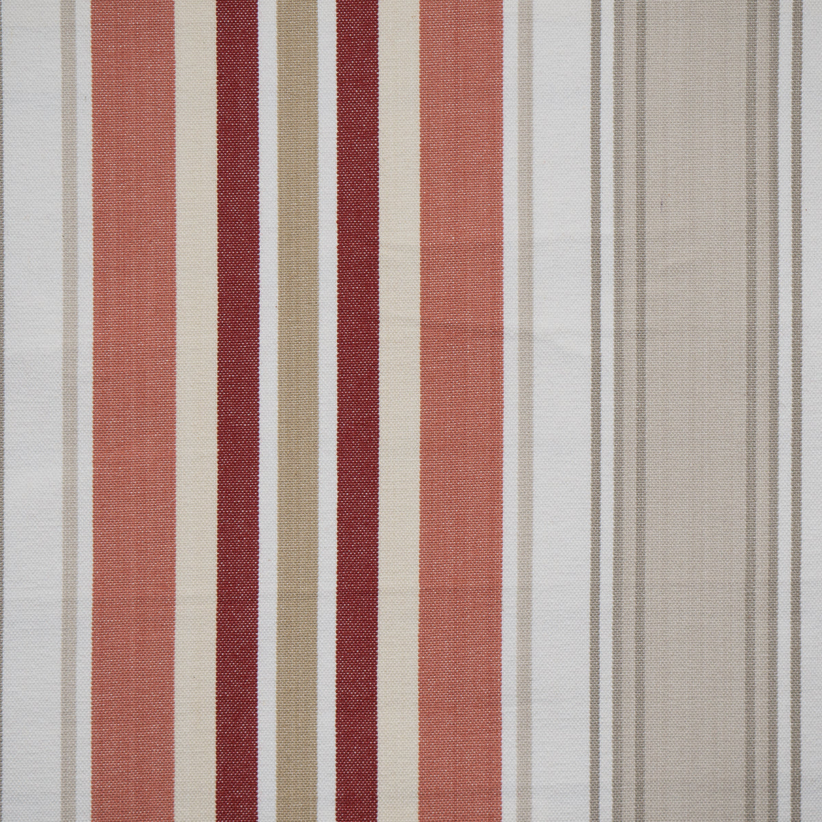 MAXWELL FABRICS  DRAPERY,MULTI-STRIPE,CHECK  # 709 CRANBERRY   - LS4709