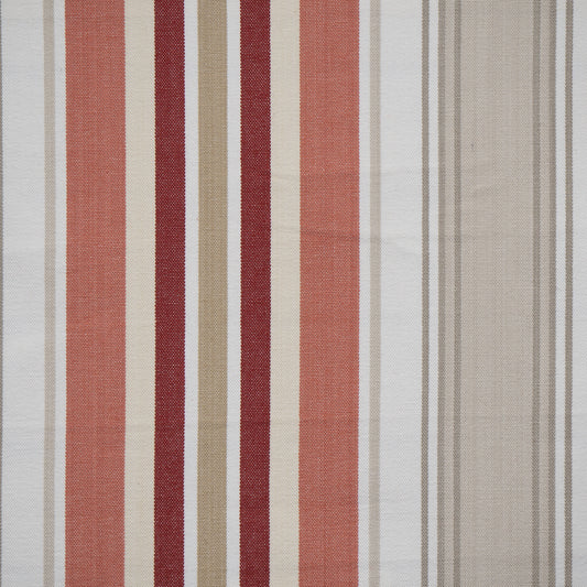 MAXWELL FABRICS  DRAPERY,MULTI-STRIPE,CHECK  # 709 CRANBERRY   - LS4709