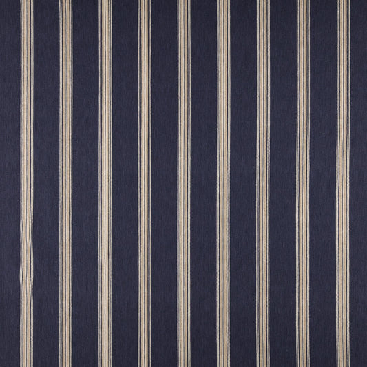 MAXWELL FABRICS  UPHOLSTERY STRIPES  # 605 NAVY   - AV3605