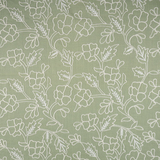 MAXWELL FABRICS  DRAPERY,MULTI- PATTERN  # 605 CELADON   - AV9605