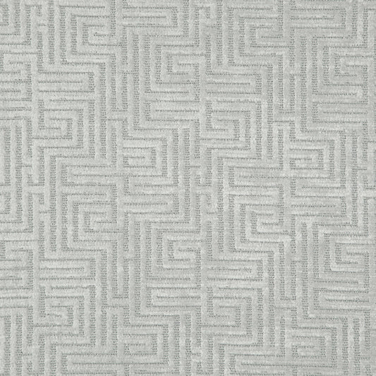 MAXWELL FABRICS  CHENILLE PATTERN  # 336 SILVER   - AQ2336