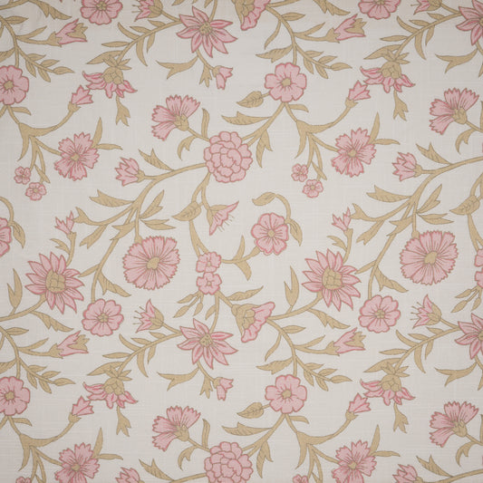 MAXWELL FABRICS  DRAPERY,MULTI- PATTERN  # 742 CARNATION   - FR1742