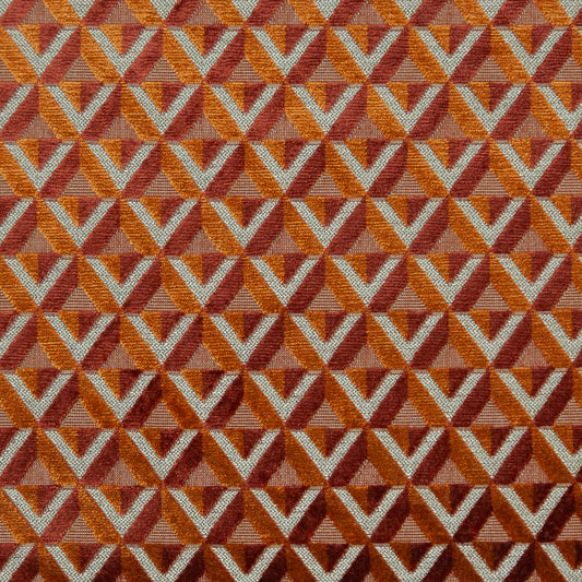 MAXWELL FABRICS  VELVET PATTERN  # 640 CAYENNE   - VB9640