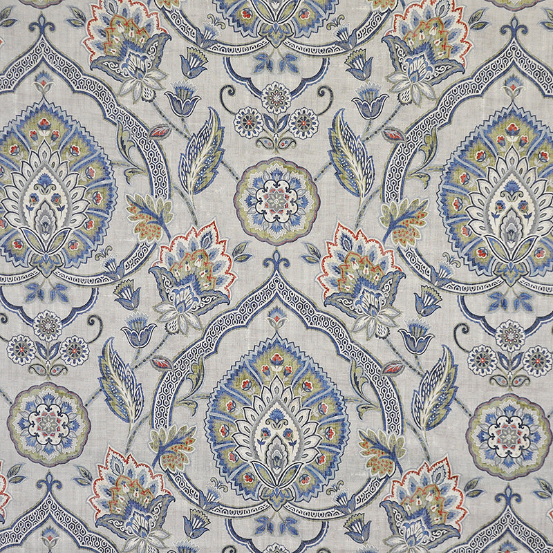 MAXWELL FABRICS  DRAPERY,MULTI- PATTERN  # 121 PLATINUM   - RK4121